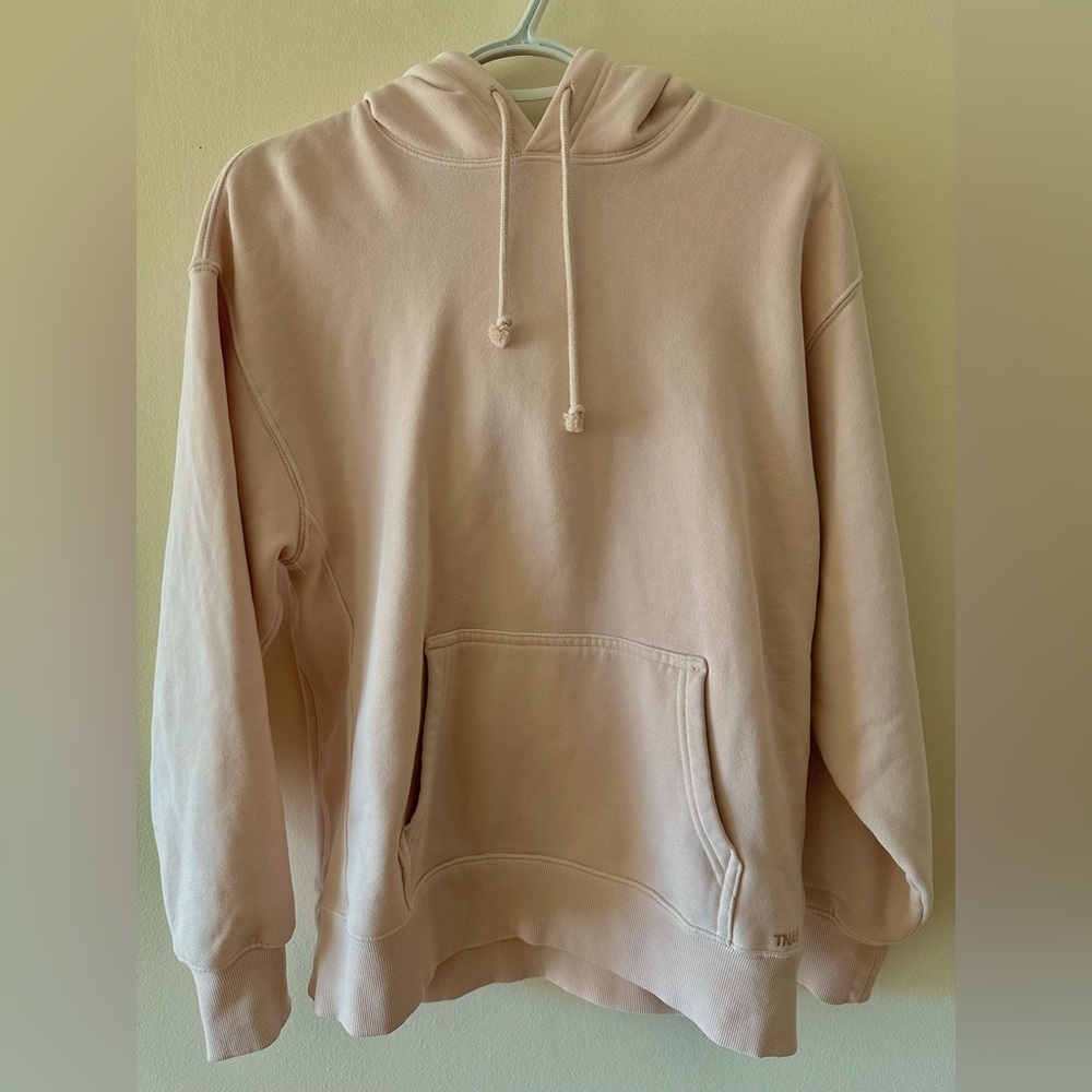 Cozy AF Boyfriend Pink Hoodie XS TNA Aritzia